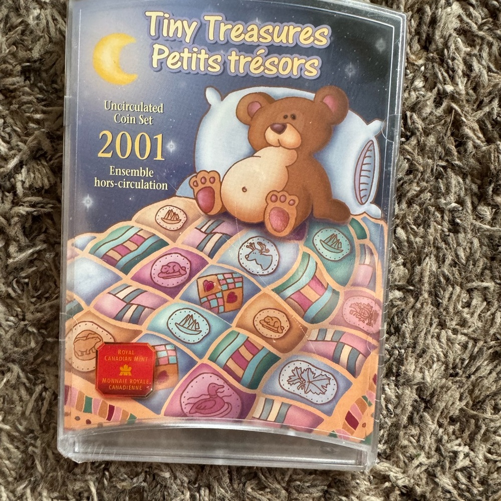 Tiny Treasures 2001 Uncirculated Coin Set